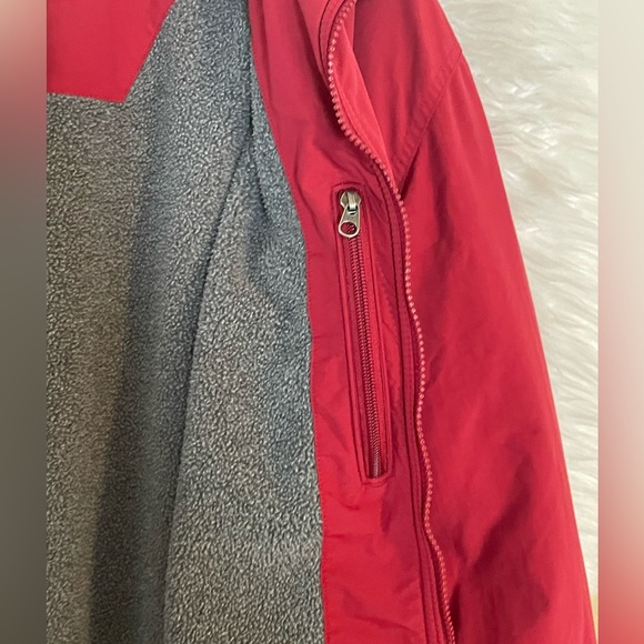 L.L. Bean Mens Vintage Nylon Full Zip Fleece Lined Red Jacket. Size XLT - Picture 10 of 14